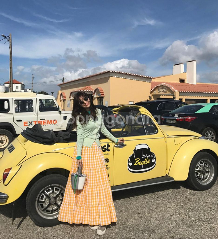 코스모폴리탄줄라이 튤스커트 세트--4