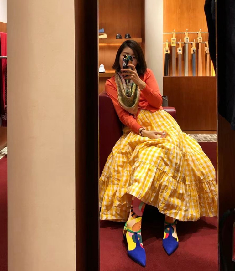 코스모폴리탄줄라이 튤스커트 세트--5