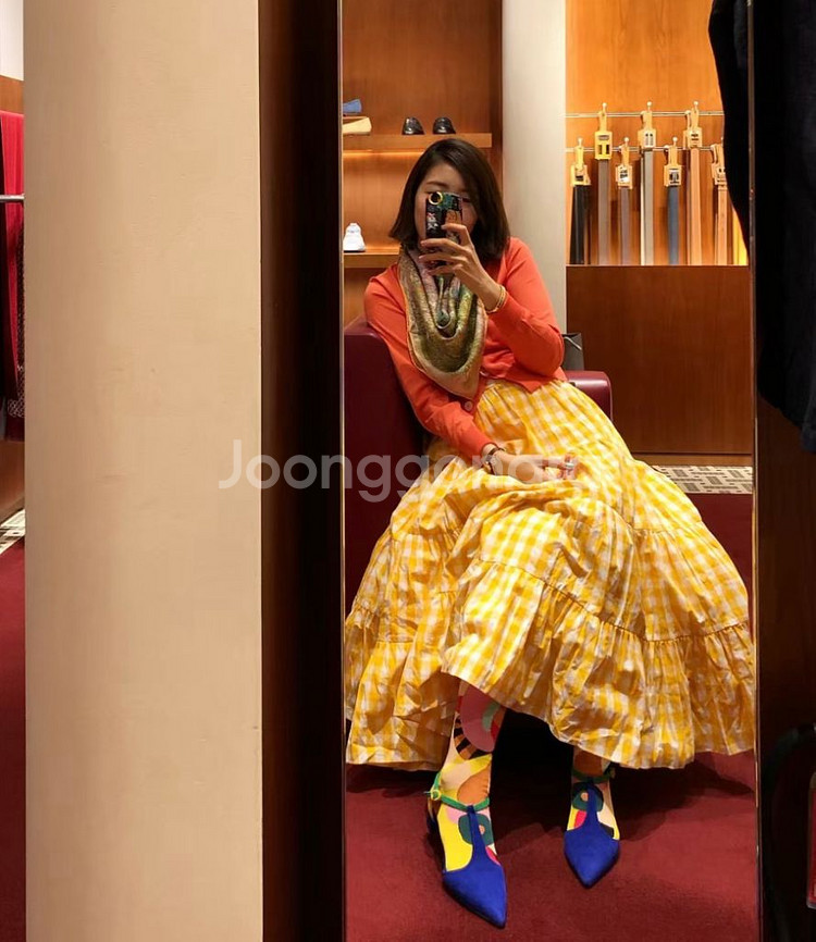 코스모폴리탄줄라이 튤스커트 세트--5