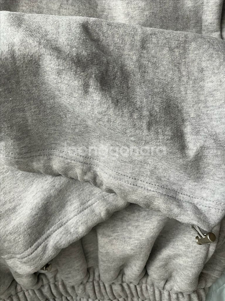 베이델리 사심 리뉴얼 전버전 조거팬츠 연그레이 숏--6