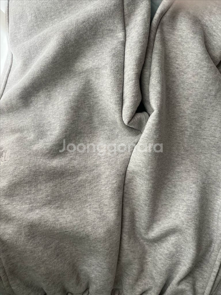 베이델리 사심 리뉴얼 전버전 조거팬츠 연그레이 숏--9