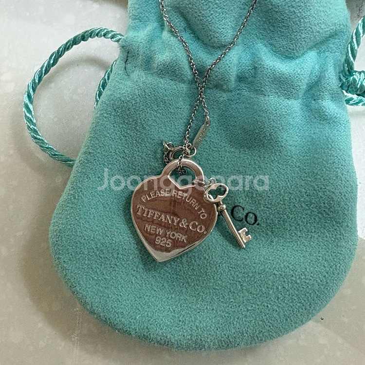 티파니앤코 리턴 투 하트 키 펜던트 목걸이--2
