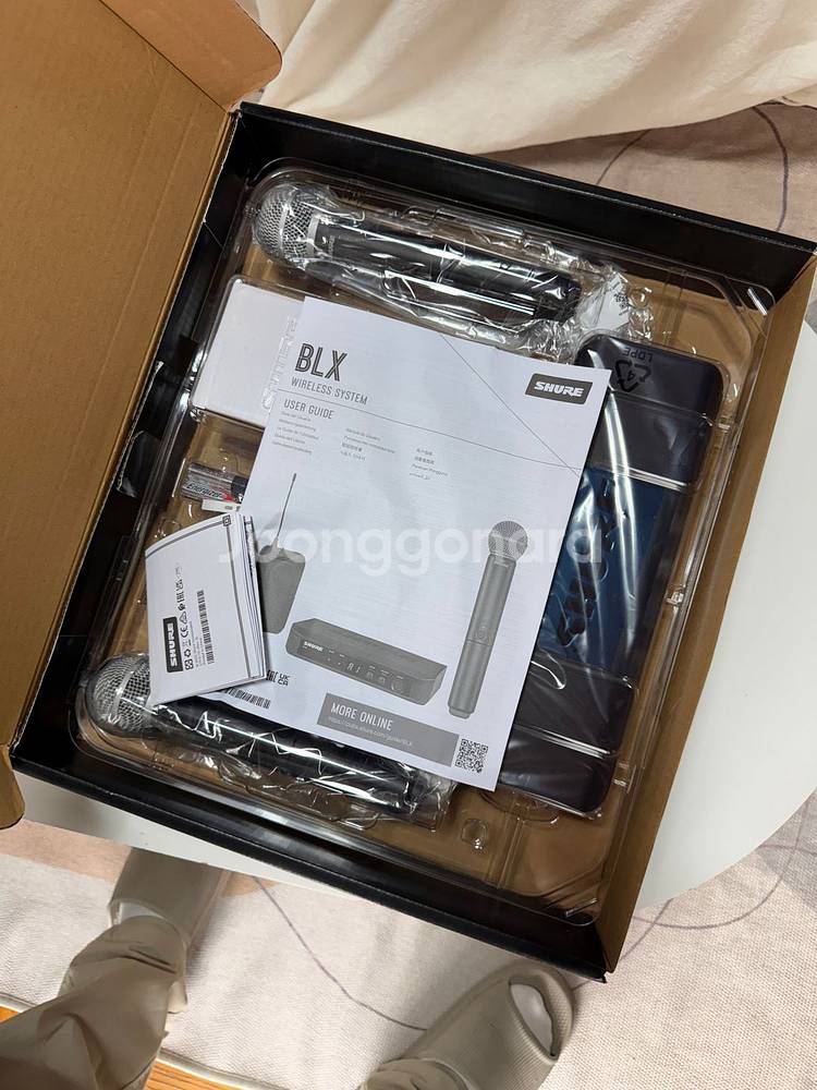 SUHER BLX 288 / pg 58 슈어 무선마이크--0