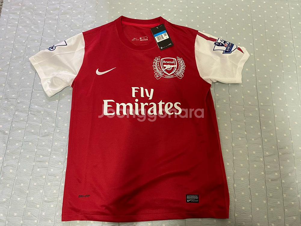 11-12 아스날 홈 박주영 풀패치 축구유니폼--0
