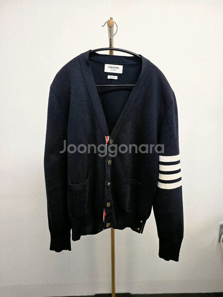 톰브라운 밀라노스티치 가디건 2사이즈--0