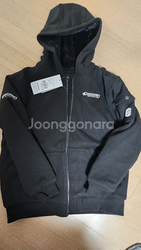 디스커버리키즈 퍼후드 점퍼 160--0