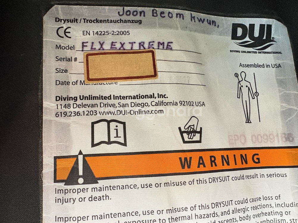 듀이 드라이슈트 FLX 익스트림 (키 173 표준)--4