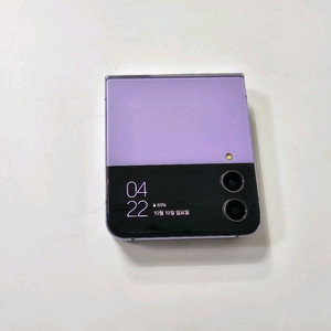 z플립4 퍼플 256G 액정배터리교체 A급