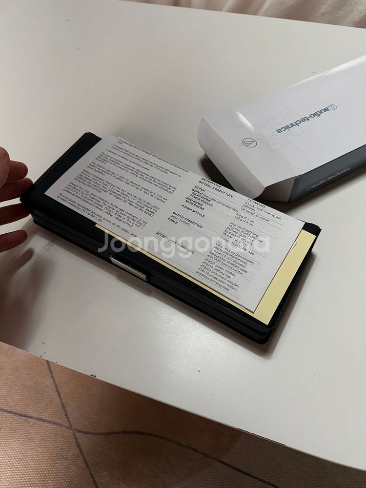 audio technica / at831b 핀마이크--3