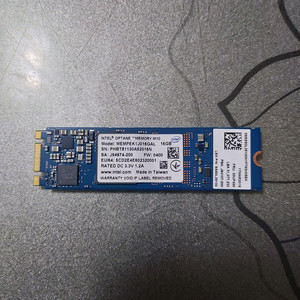 인텔 옵테인 메모리 16g