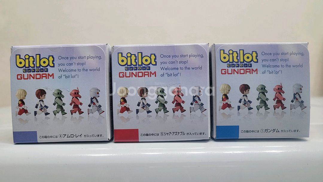 반다이 건담 bitlot 건담 샤아,아무로,퍼스트건담--2