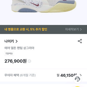 나이키 에어 델돈 팬텀 농구화