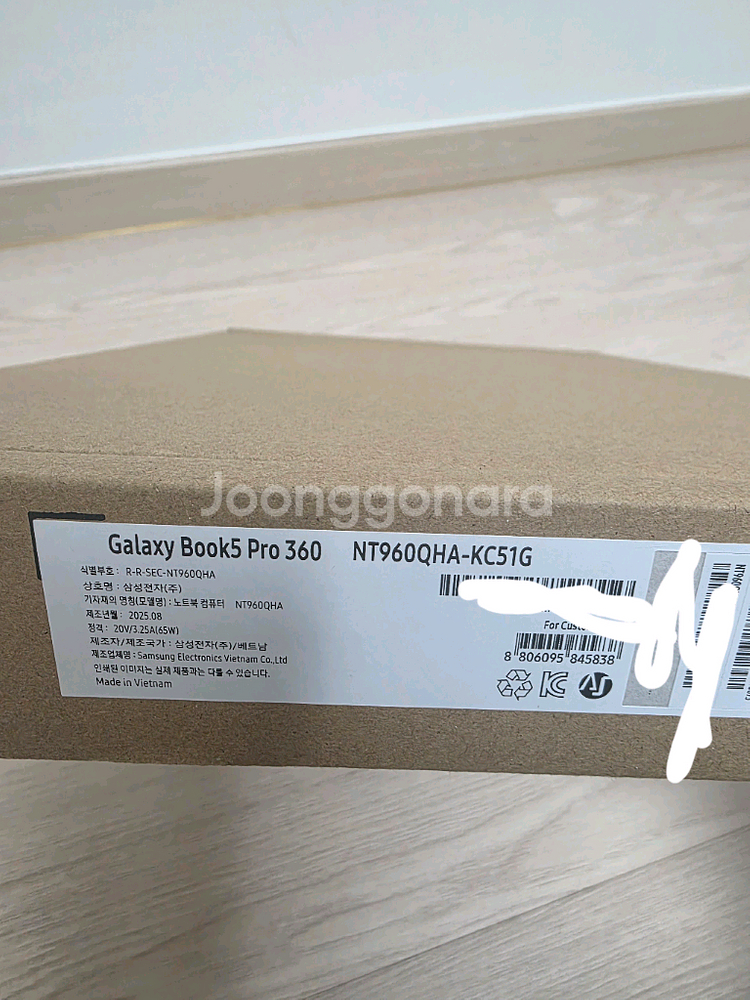 단순개봉]갤럭시북5프로360 NT960QHA 판매합니다--4