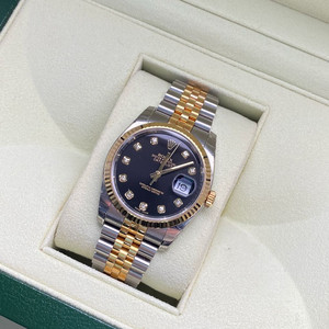 롤렉스 데이트저스트 검판 텐포인트 옐로우 골드 콤비 3