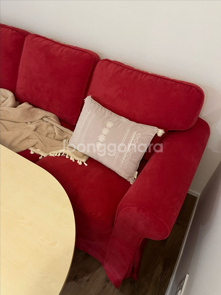 이케아 엑토르프 3인 소파 커버--1