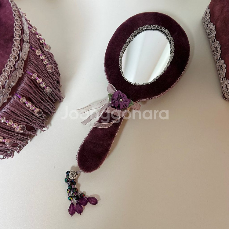 새상품)엔틱한 벨벳 오브제 4종 세트--9