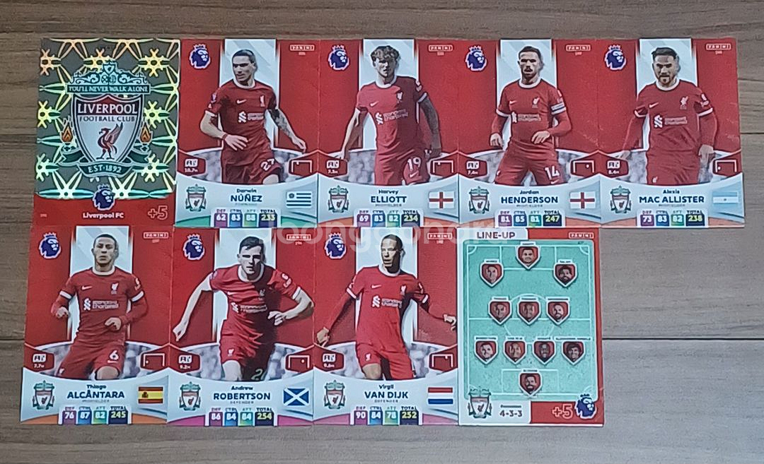 (23/24) EPL 파니니 축구카드 153장--5