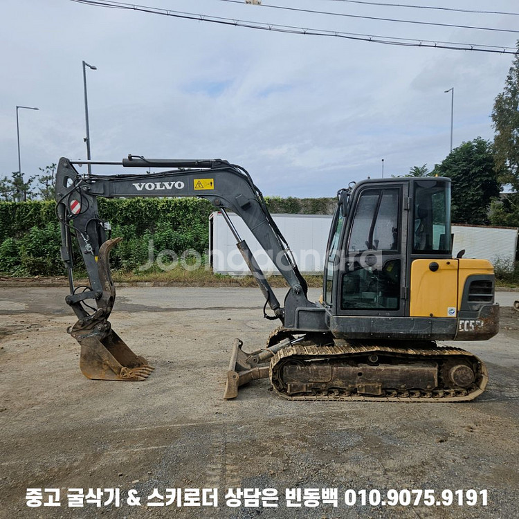 실속형 볼보 EC55C 풀셋트 농장용 02급 굴삭기--2