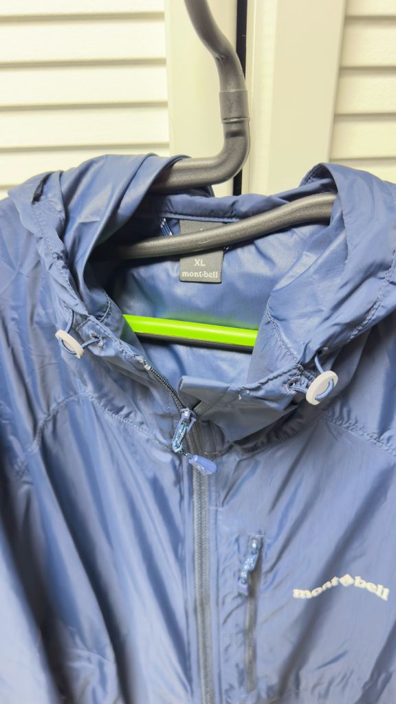 몽벨 윈드 블라스트 후드 자켓 XL 네이비--4