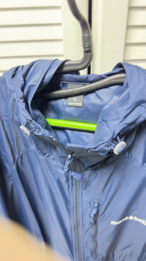 몽벨 윈드 블라스트 후드 자켓 XL 네이비--6