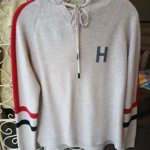 케시미어 후드 니트 55~66까지