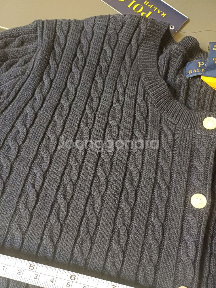 폴로 랄프로렌 꽈배기 가디건 키즈--8