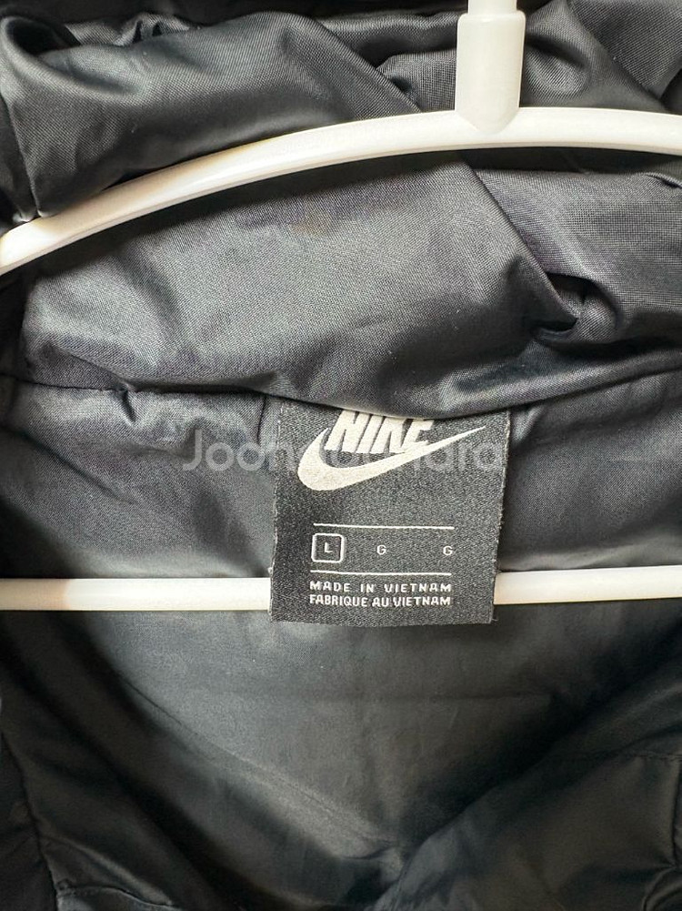 나이키패딩(무광블랙)--3