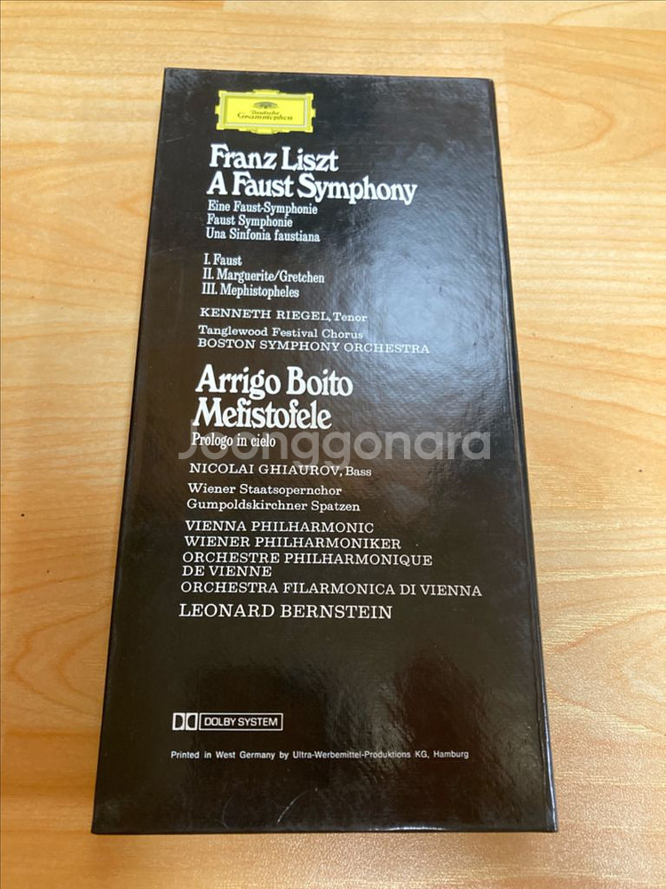 도이치 그라모폰 리스트 , 레너드 번스타인 카세트테이프--1