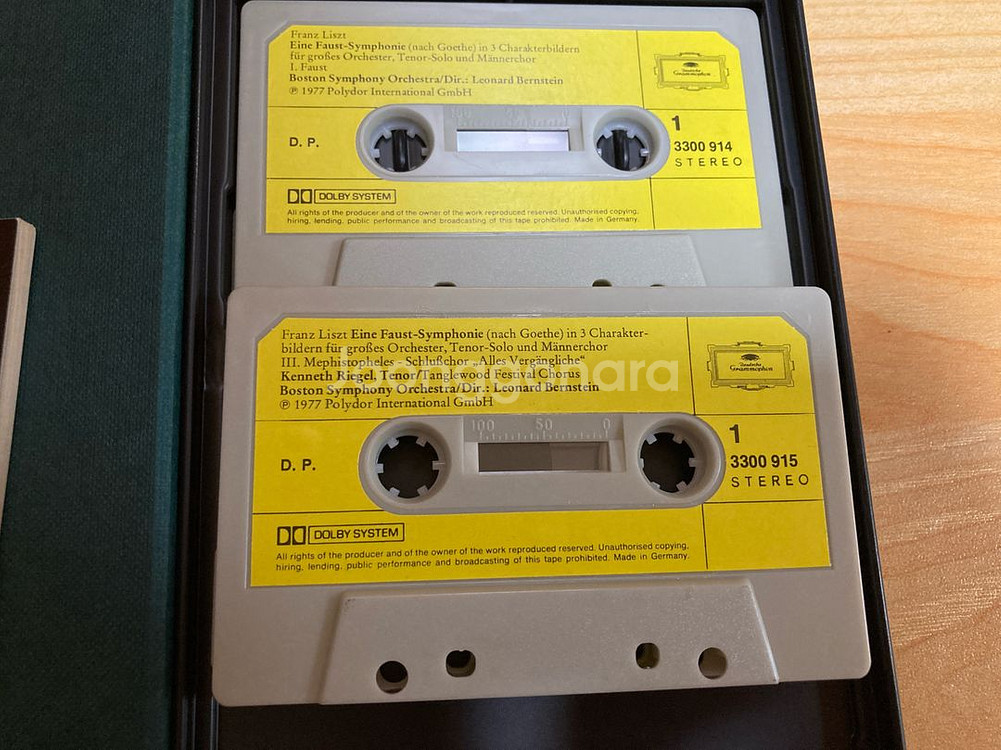 도이치 그라모폰 리스트 , 레너드 번스타인 카세트테이프--3