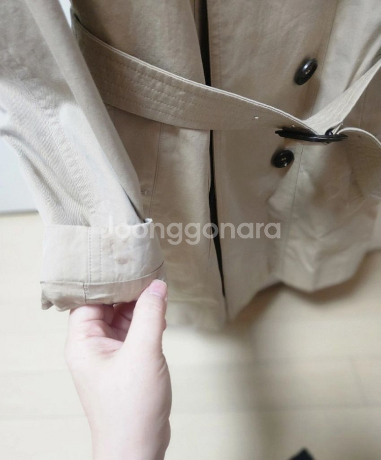 버버리 정품 트렌치코트 10y--7