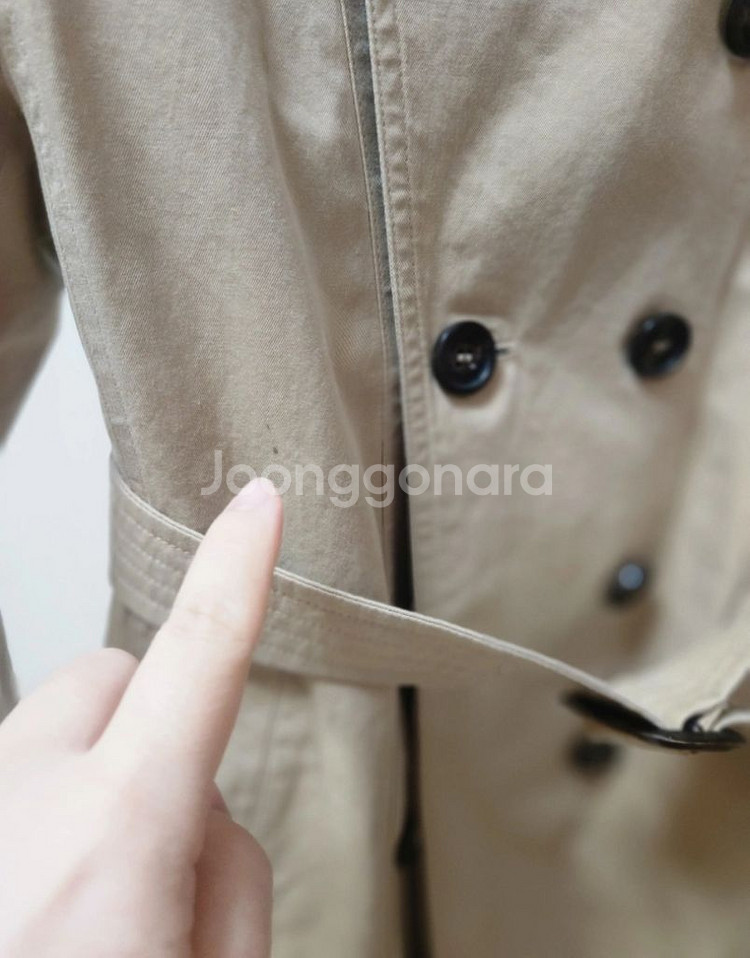 버버리 정품 트렌치코트 10y--6