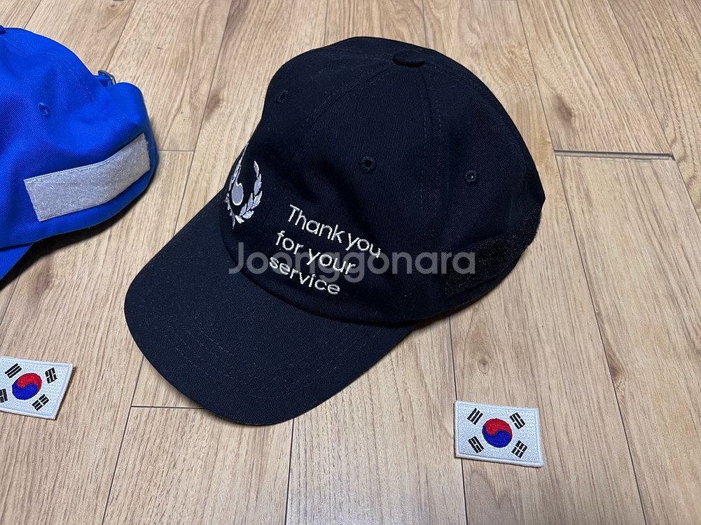 땡큐캡 국가유공자 후원 모자 검정색--0