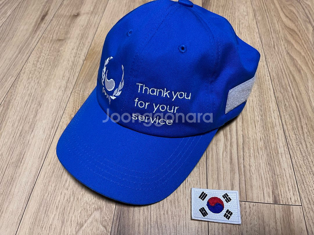 땡큐캡 국가유공자 후원 모자 파랑색--0