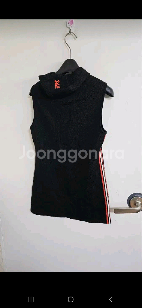 볼빅 골프 롱 후드 니트 롱 조끼 n25--1