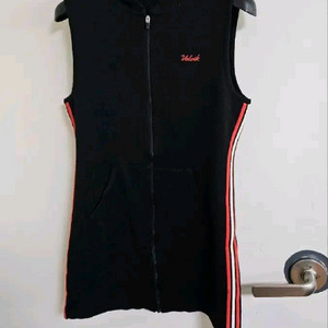 볼빅 골프 롱 후드 니트 롱 조끼 n25