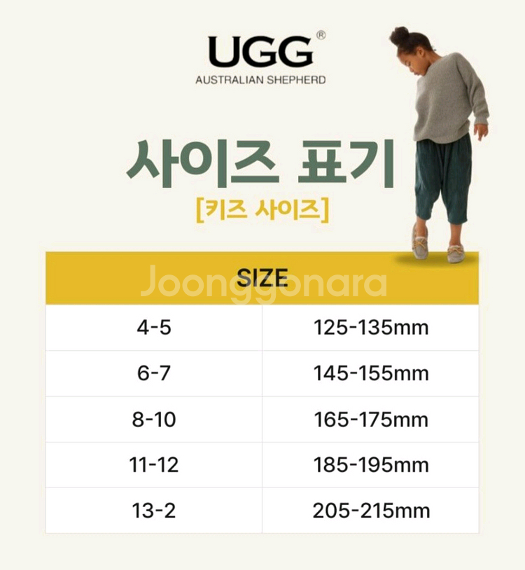 UGG키즈 클리어 미니 어그부츠13-2--6