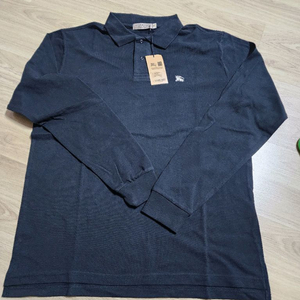버버리 브릿의 폴로 긴팔 셔츠 XL. XXL