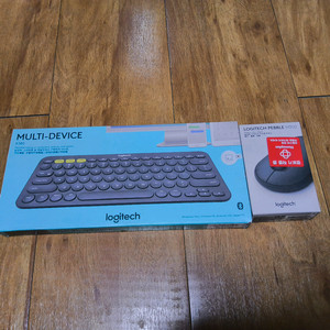 로지텍 키보드 k380 + 페블 마우스 m350 미개봉