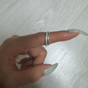 실버 레이어드 반지(존예)