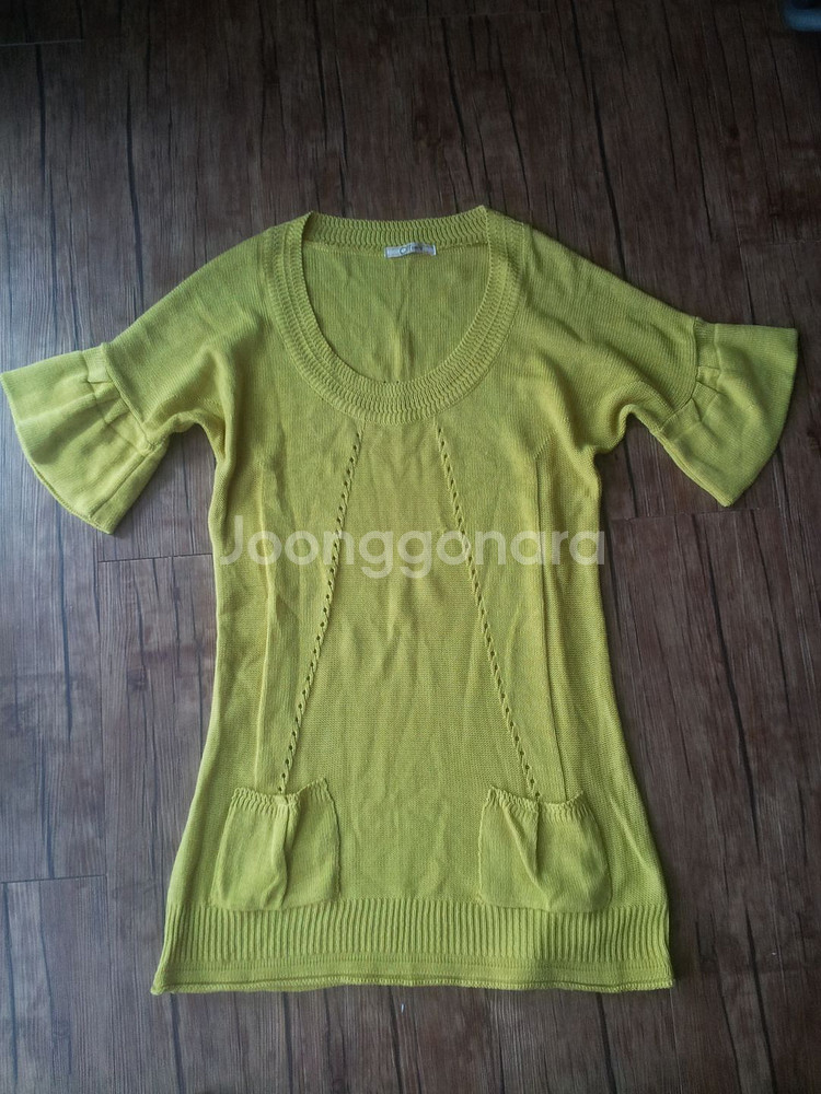 55 66 니트 퍼 롱티 롱베스트 7부 5부 나인티식--0