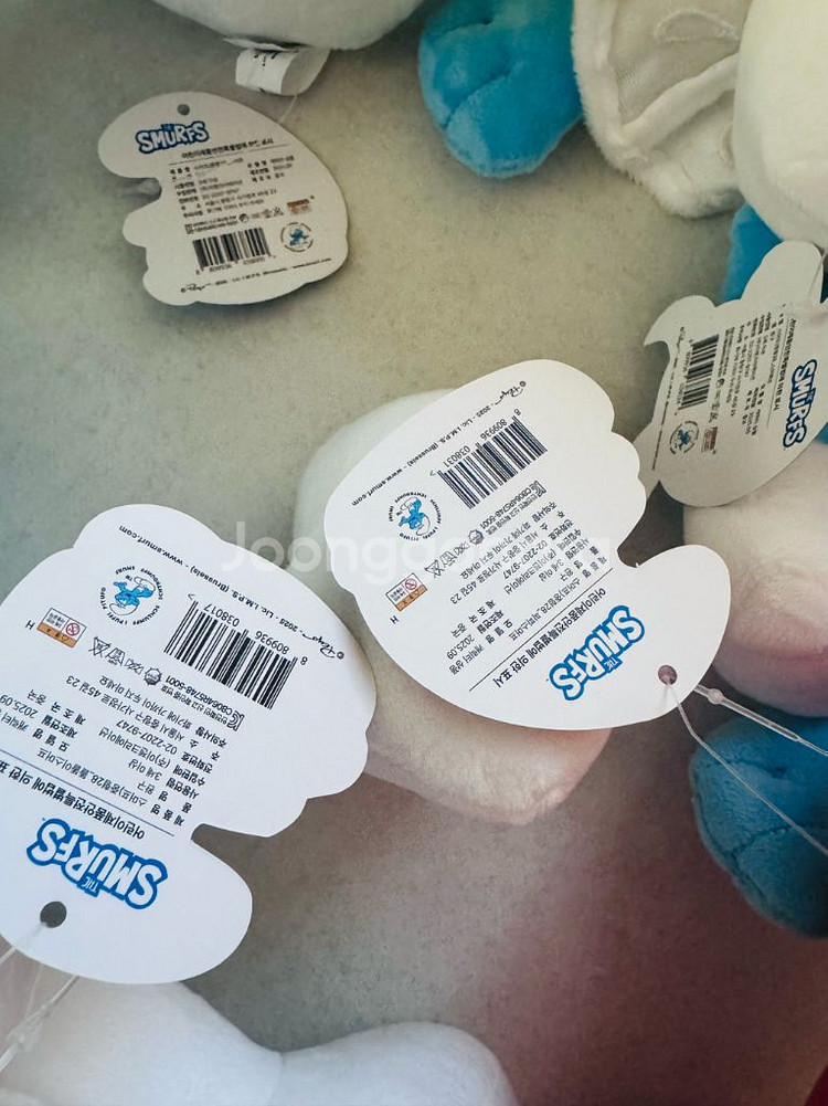 스머프 인형, 중형인형, 스머프 4종 일괄 우선 판매--3