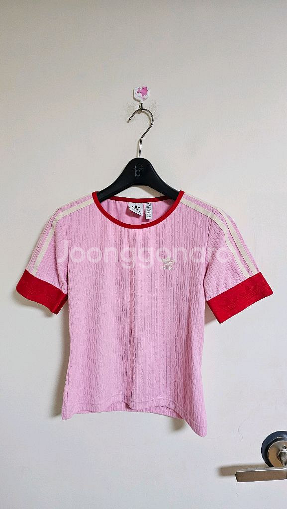 아디다스 라운드 니트반팔--1