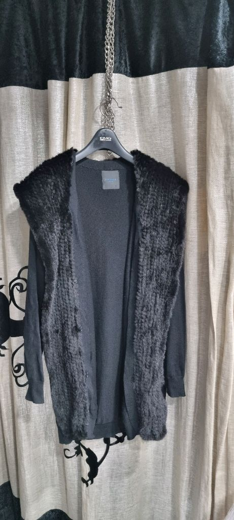 크레숑 밍크후드 가디건55--1