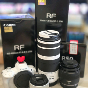 캐논 EOS R50+번들렌즈+렌즈2종