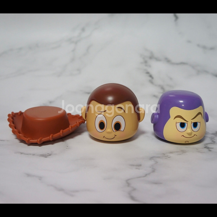 토이스토리 우디 앤 버즈 조립식 대두 피규어 2종세트--1