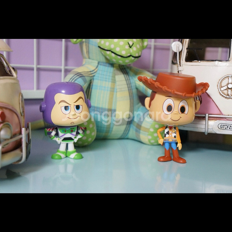 토이스토리 우디 앤 버즈 조립식 대두 피규어 2종세트--5