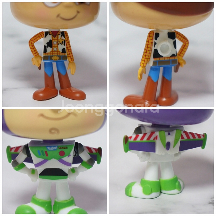 토이스토리 우디 앤 버즈 조립식 대두 피규어 2종세트--4