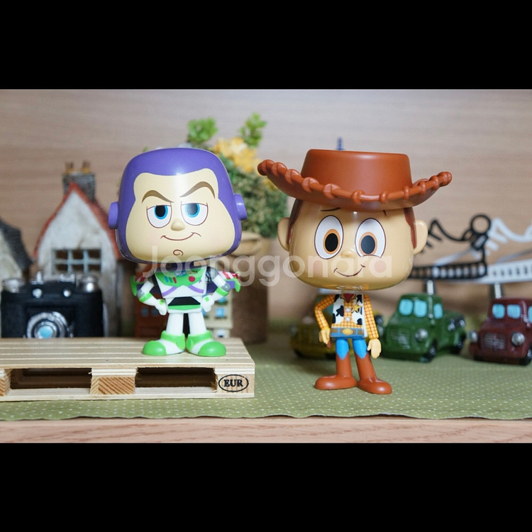 토이스토리 우디 앤 버즈 조립식 대두 피규어 2종세트--8