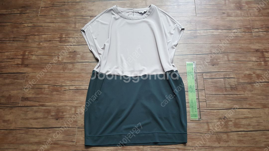 55 66 반팔 롱티 쉬폰티 블랙 마리에끌레르 샤트--0