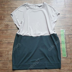 55 66 반팔 롱티 쉬폰티 블랙 마리에끌레르 샤트